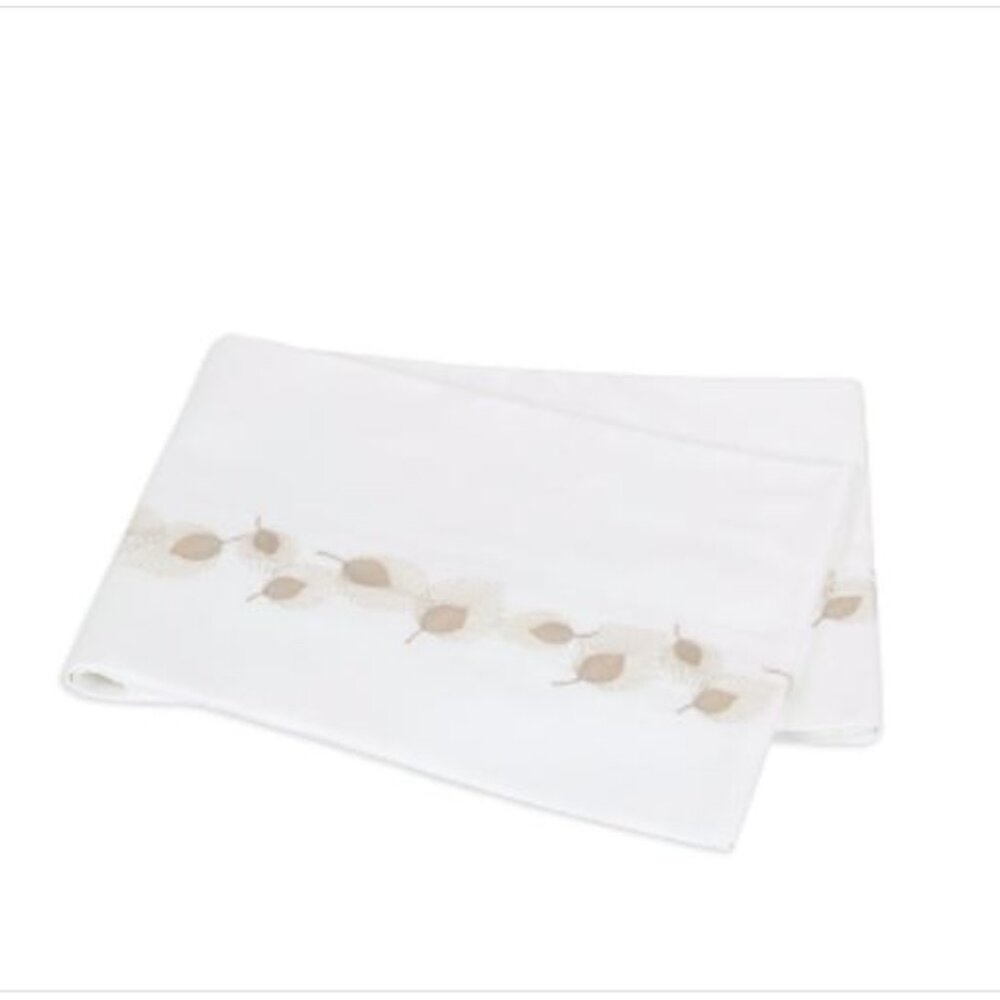Matouk Feather Cotton Flat Sheet, Full/Queen